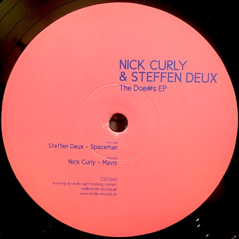 Nick Curly , Steffen Deux - The Doe#s EP | Cécille Records (CEC040)