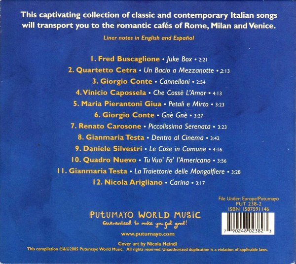 Various - Italian Café | Putumayo World Music (PUT 238-2)