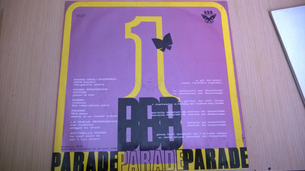 Various - Parade Number One | B.B.B. Beautiful Black Butterfly Records (BSLB 0014) - 2