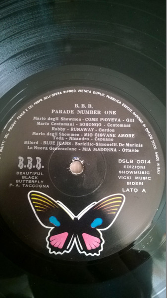 Various - Parade Number One | B.B.B. Beautiful Black Butterfly Records (BSLB 0014) - 4