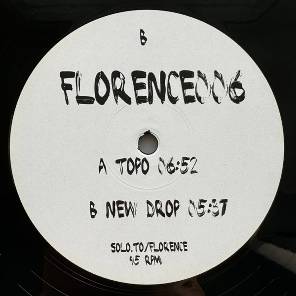 Unknown Artist - Topo / New Drop | Florence Records (FLORENCE006)