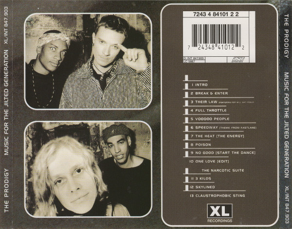 The Prodigy - Music For The Jilted Generation | XL Recordings (INT 847.903) - 2