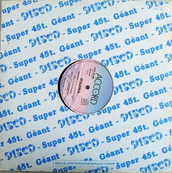 Zulema - Change / Higher Plane | Accord (ACD 137.006) - 4