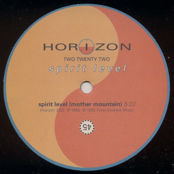 Horizon 222 - Spirit Level | ZZO Recordings (none) - 3 Horizon 222 - Spirit Level | ZZO Recordings (none) - 3