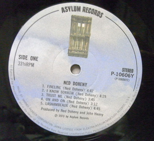 Ned Doheny = Ned Doheny - Ned Doheny = ネッド・ドヒニー - NO OBI | Asylum Records (P-10606Y) - 2 Ned Doheny = Ned Doheny - Ned Doheny = ネッド・ドヒニー - NO OBI | Asylum Records (P-10606Y) - 2