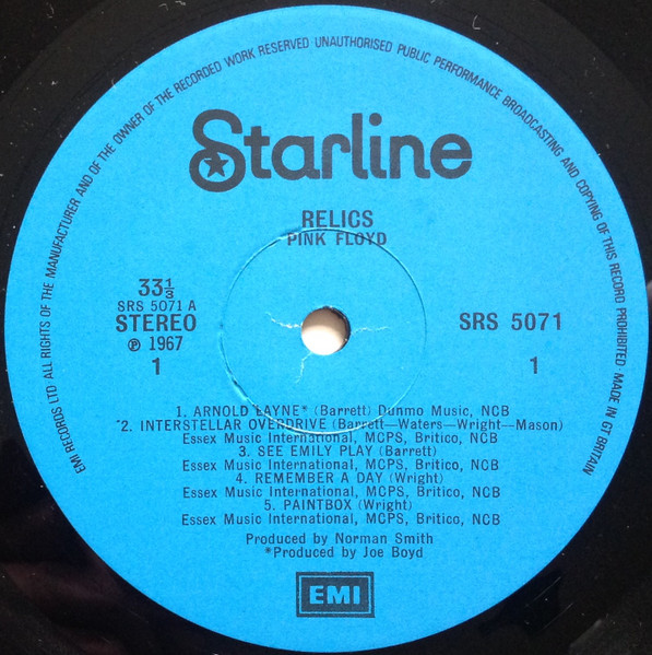Pink Floyd - Relics | Starline (SRS 5071) - 3 Pink Floyd - Relics | Starline (SRS 5071) - 3