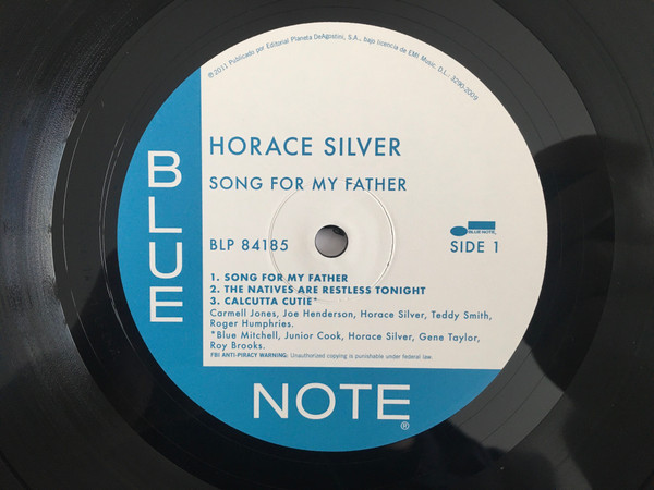The Horace Silver Quintet - Song For My Father (Cantiga Para Meu Pai) | Blue Note (BST-84185) - 3