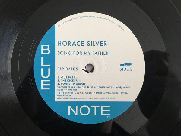 The Horace Silver Quintet - Song For My Father (Cantiga Para Meu Pai) | Blue Note (BST-84185) - 4
