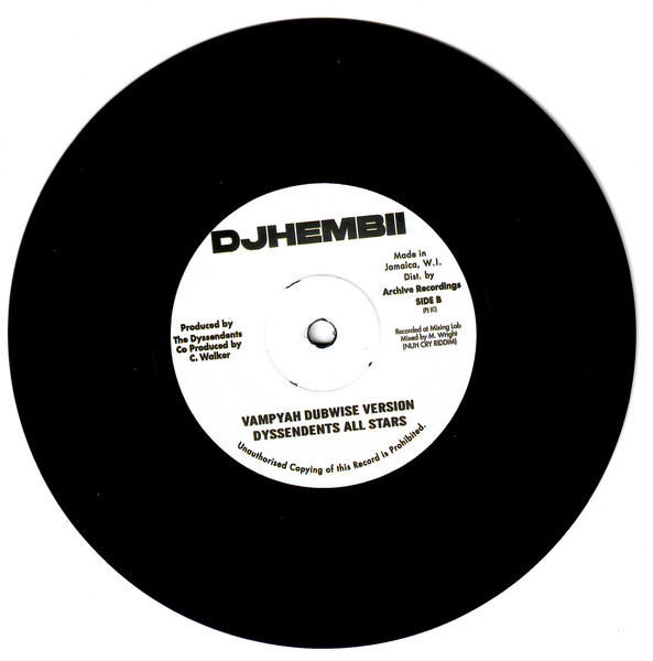 Trinity - Vampyah Dubwise | Djhembii (DJS7001) - 2