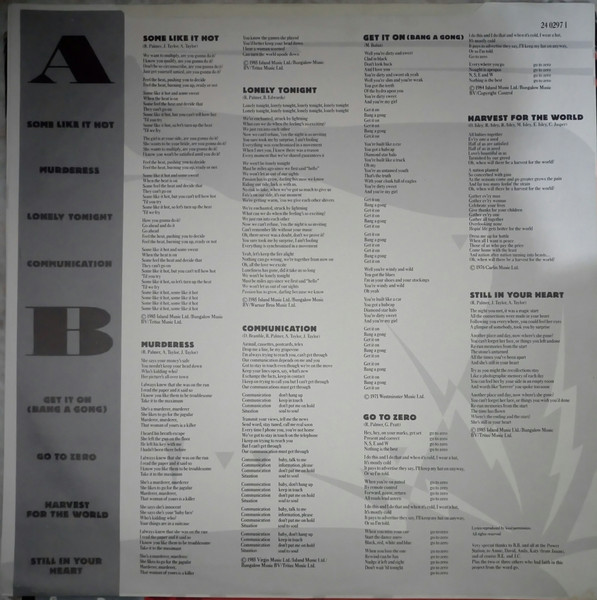 The Power Station - The Power Station | Parlophone (240297) - 4