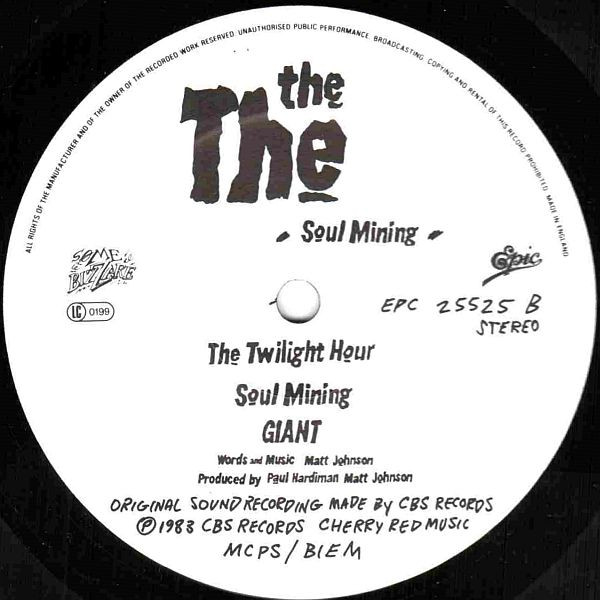 The The - Soul Mining | Epic (EPC 25525) - 4