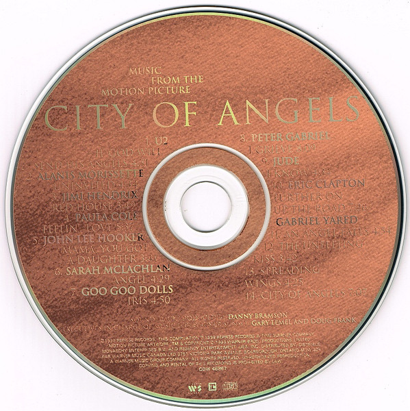 Various - City Of Angels (Music From The Motion Picture) | Warner Sunset Records (CDW 46867) - 3 Various - City Of Angels (Music From The Motion Picture) | Warner Sunset Records (CDW 46867) - 3