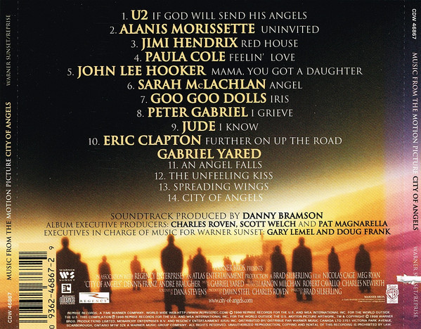 Various - City Of Angels (Music From The Motion Picture) | Warner Sunset Records (CDW 46867) - 2 Various - City Of Angels (Music From The Motion Picture) | Warner Sunset Records (CDW 46867) - 2
