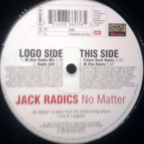 Jack Radics - No Matter | Dance Factory (7243 8 86603 6 5) - 2