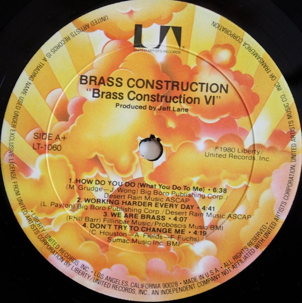 Brass Construction - Brass Construction 6 | United Artists Records (LT-1060) - 4 Brass Construction - Brass Construction 6 | United Artists Records (LT-1060) - 4