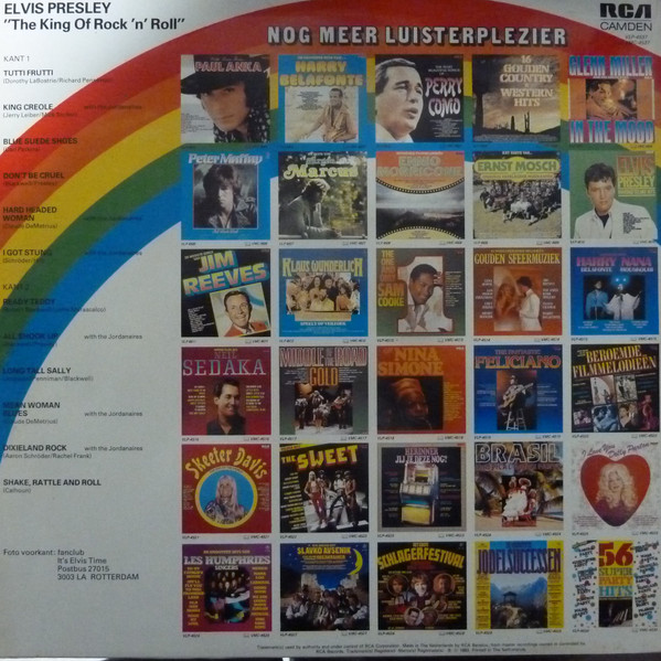 Elvis Presley - The King Of Rock 'N' Roll | RCA Camden (VLP-4537) - 2