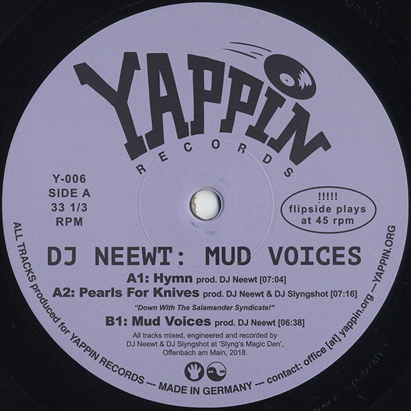 DJ Neewt - Mud Voices | YAPPIN (Y-006) - main