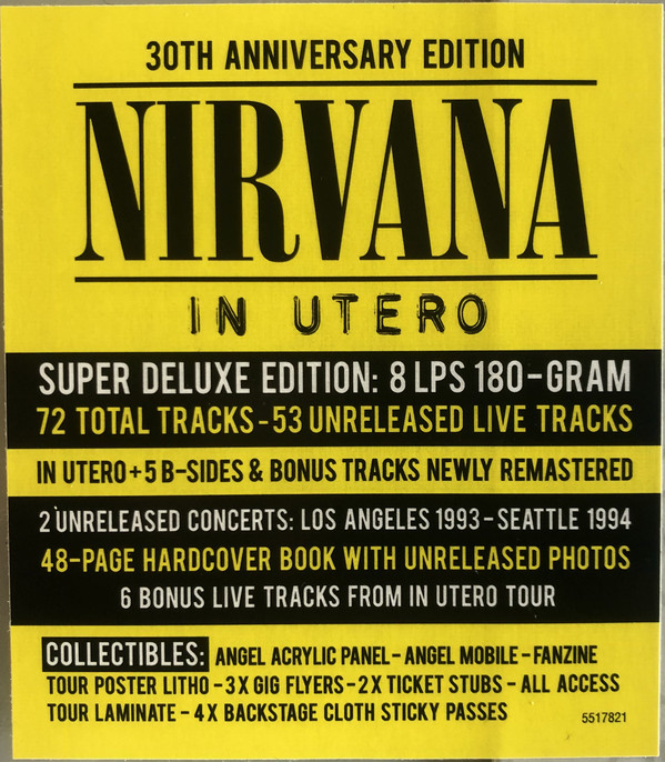 Nirvana - In Utero | DGC (5517821) - 3