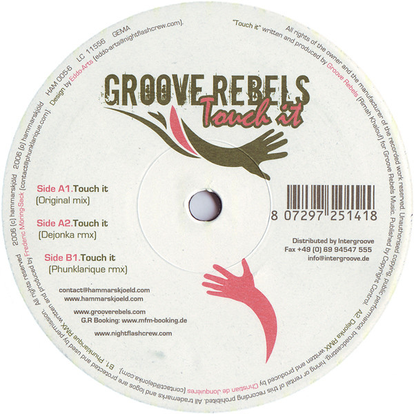 Groove Rebels - Touch It | Hammarskjöld (HAM 005-6)