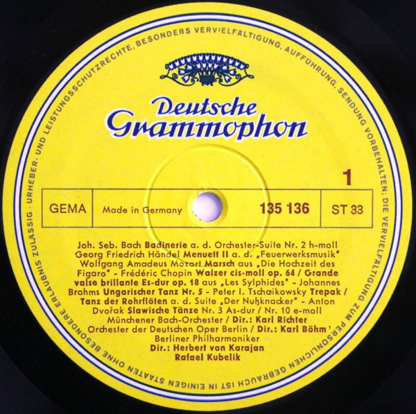 Various - Tanzmusik Von Bach Bis Bartok | Deutsche Grammophon (135 136) - 3