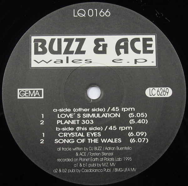 Buzz & Ace - Wales E.P. | Liquid Rec. (LQ 0166) - main Buzz & Ace - Wales E.P. | Liquid Rec. (LQ 0166) - main