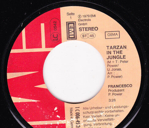 Francesco - Tarzan In The Jungle | EMI (1 C 006-45 267) - 2