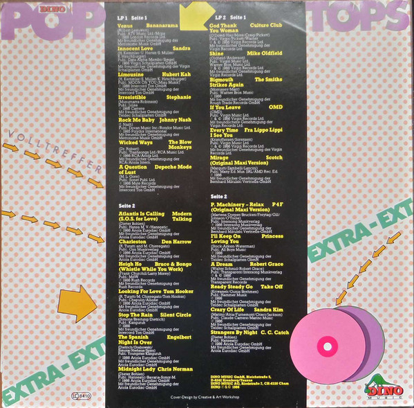 Various - Dino Pop Tops - Das Beste Aus Den Internationalen Charts | Dino Music (LP 1181) - 4