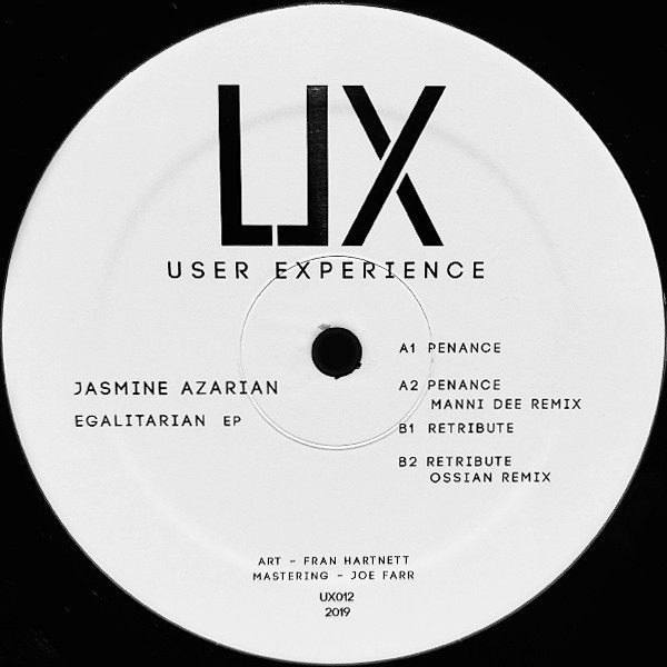Jasmine Azarian - Egalitarian EP | User Experience (UX012)