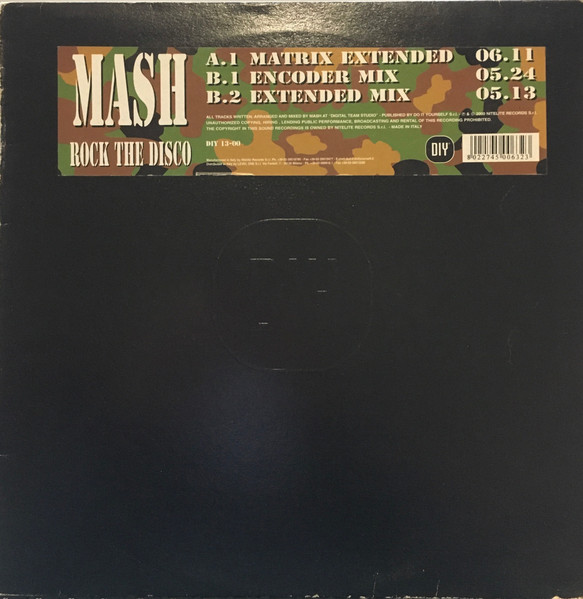 Mash - Rock The Disco | Do It Yourself Entertainment (DIY 13-00) - main Mash - Rock The Disco | Do It Yourself Entertainment (DIY 13-00) - main