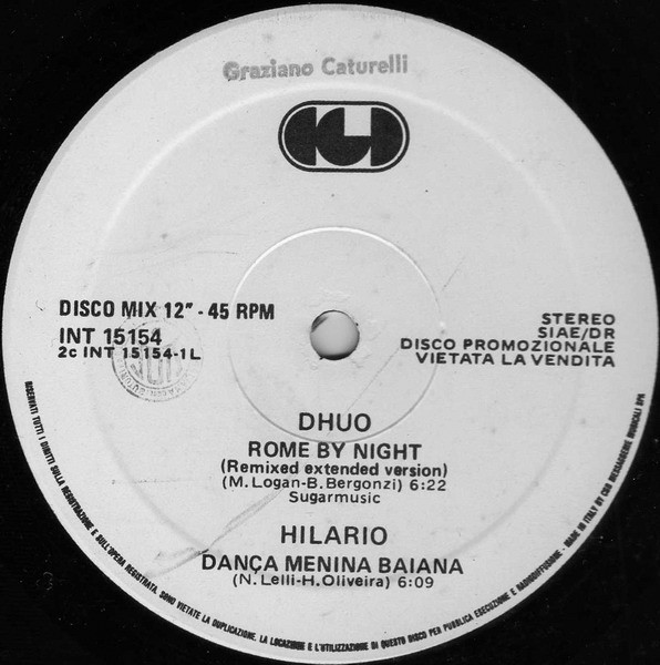 Various - Rome By Night / Dança Menina Baiana / Set Me Apart / Send Me An Angel | CGD (INT 15154) - main Various - Rome By Night / Dança Menina Baiana / Set Me Apart / Send Me An Angel | CGD (INT 15154) - main