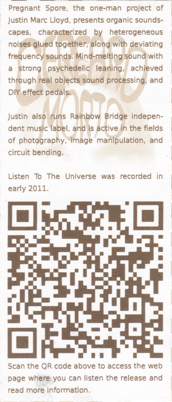 Pregnant Spore - Listen To The Universe | Cérebro Morto (CM009) - 2