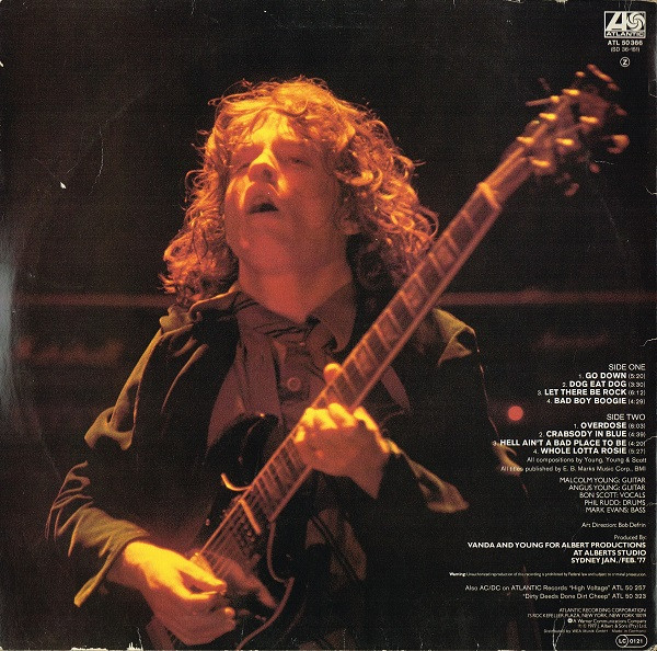 AC/DC - Let There Be Rock | Atlantic (ATL 50 366) - 2