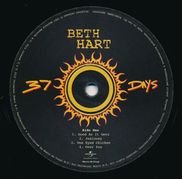 Beth Hart - 37 Days | Music On Vinyl (MOVLP485) - 3