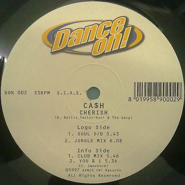 Ca$h - Cherish | Dance On! (DON 002) - 2