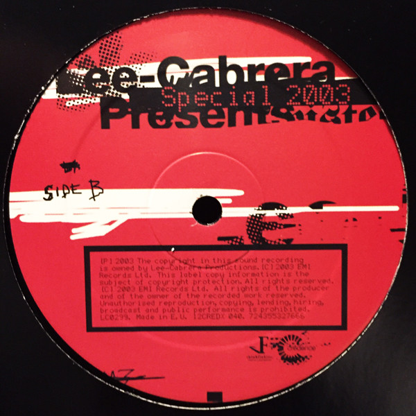 Lee-Cabrera - Special 2003 (Twisted Individual Remixes) | Credence (12credx040) - 3 Lee-Cabrera - Special 2003 (Twisted Individual Remixes) | Credence (12credx040) - 3