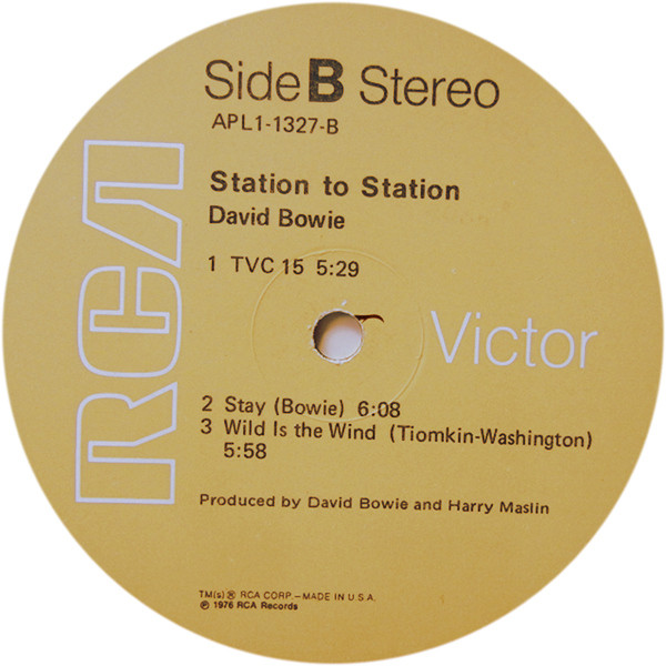 David Bowie - Station To Station | RCA (APL1-1327) - 4