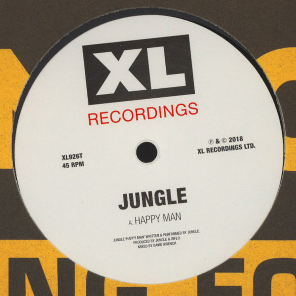 Jungle - Happy Man / House In LA | XL Recordings (XL926T) - 3