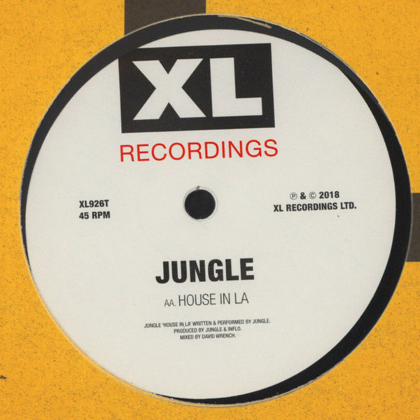 Jungle - Happy Man / House In LA | XL Recordings (XL926T) - 4