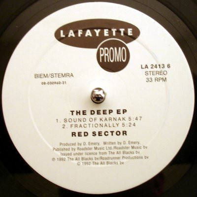 Red Sector - The Deep EP | Lafayette (LA 2413 6) - 2 Red Sector - The Deep EP | Lafayette (LA 2413 6) - 2