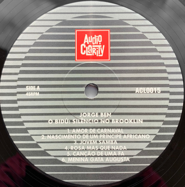 Jorge Ben - O Bidú: Silêncio No Brooklin | Audio Clarity (ACL0015) - 3