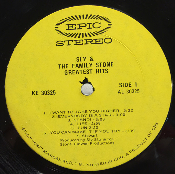 Sly & The Family Stone - Greatest Hits [Vinyl] | Epic (KE 30325) - 4