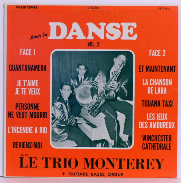 Le Trio Monterey - Pour La Danse, Vol.2 | Passe-Temps (PST-31-S) - main Le Trio Monterey - Pour La Danse, Vol.2 | Passe-Temps (PST-31-S) - main