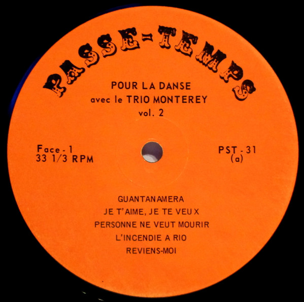 Le Trio Monterey - Pour La Danse, Vol.2 | Passe-Temps (PST-31-S) - 3 Le Trio Monterey - Pour La Danse, Vol.2 | Passe-Temps (PST-31-S) - 3