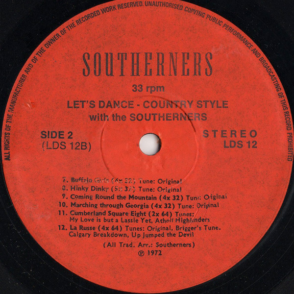 The Southerners - Let's Dance Country Style With The Southerners | Southerners (LDS12) - 4