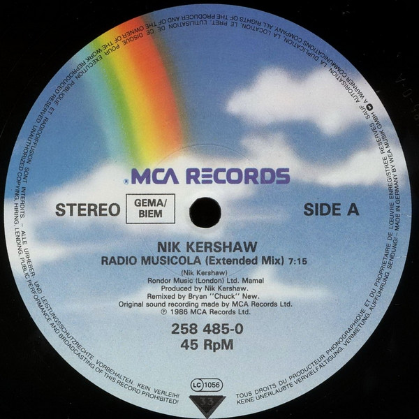 Nik Kershaw - Radio Musicola | MCA Records (258 485-0) - main