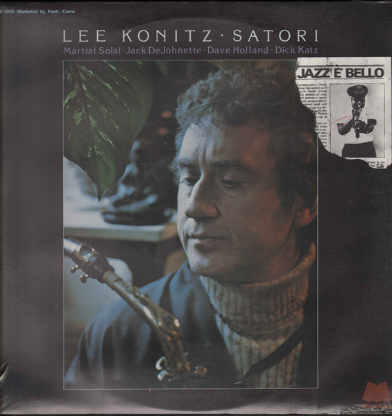 Lee Konitz - Satori | Milestone (HBS 6034) - main Lee Konitz - Satori | Milestone (HBS 6034) - main