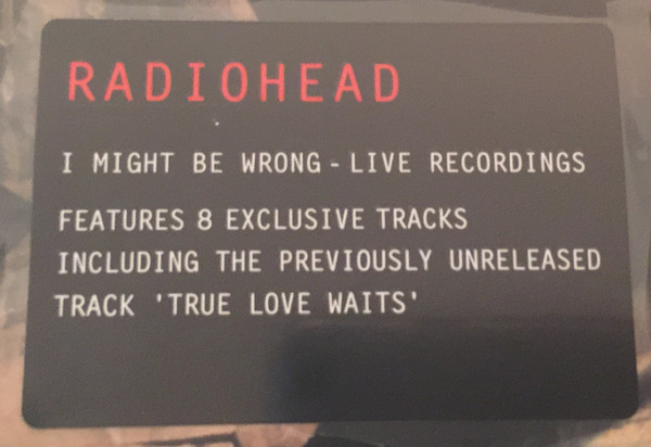 Radiohead - I Might Be Wrong - Live Recordings | XL Recordings (XLLP784) - 2