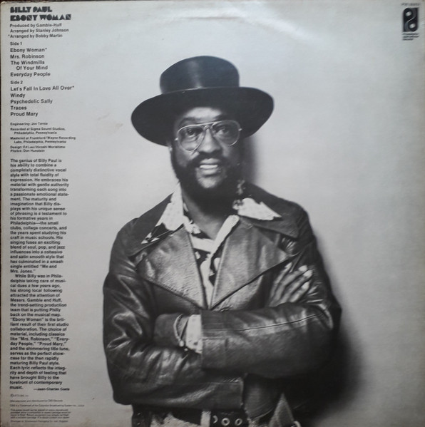 Billy Paul - Ebony Woman | Philadelphia International Records (PIR 65931) - 2 Billy Paul - Ebony Woman | Philadelphia International Records (PIR 65931) - 2