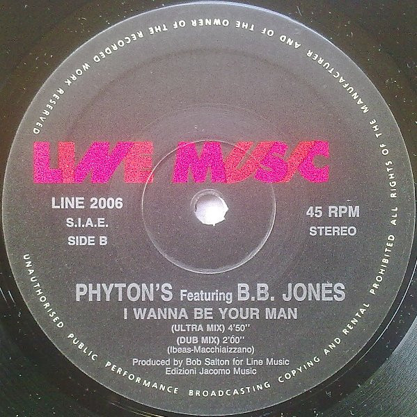 Phyton's Featuring B.B. Jones - I Wanna Be Your Man | Line Music (LINE 2006)