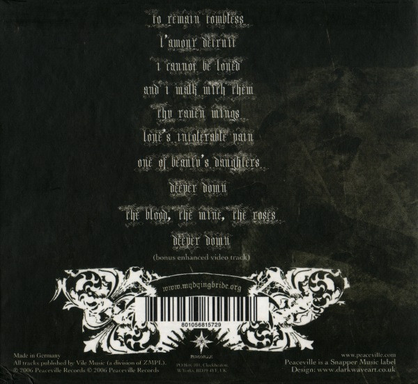 My Dying Bride - A Line Of Deathless Kings CD | Peaceville (CDVILEF150X) - 2 My Dying Bride - A Line Of Deathless Kings CD | Peaceville (CDVILEF150X) - 2